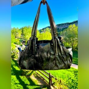 B Markowsky Genuine Leather Double Pocket Purse